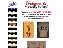 Tablet Screenshot of musicallyinclined.com